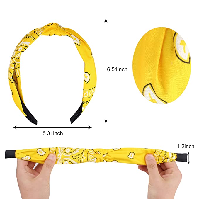 Yellow Bandana Headband