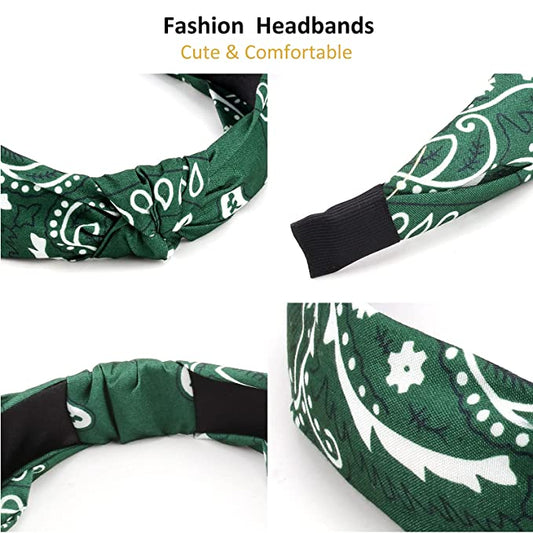 Green Bandana Headband