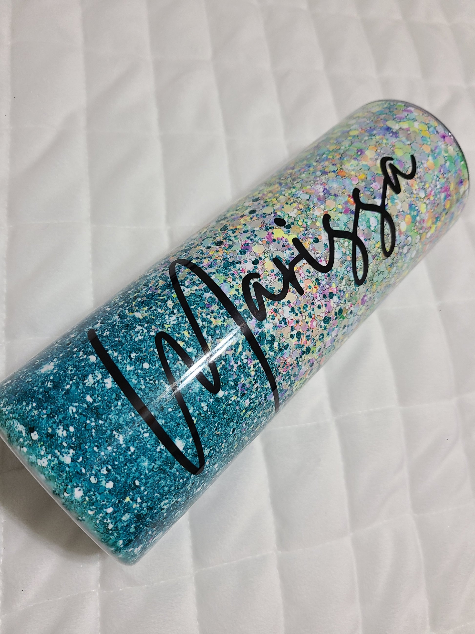 Teal with personalized name