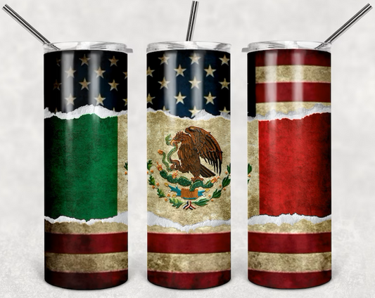 Rep Your Flag - Tumbler (Mexican American)