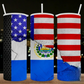 Rep Your Flag - Tumbler (Salvadorean American)