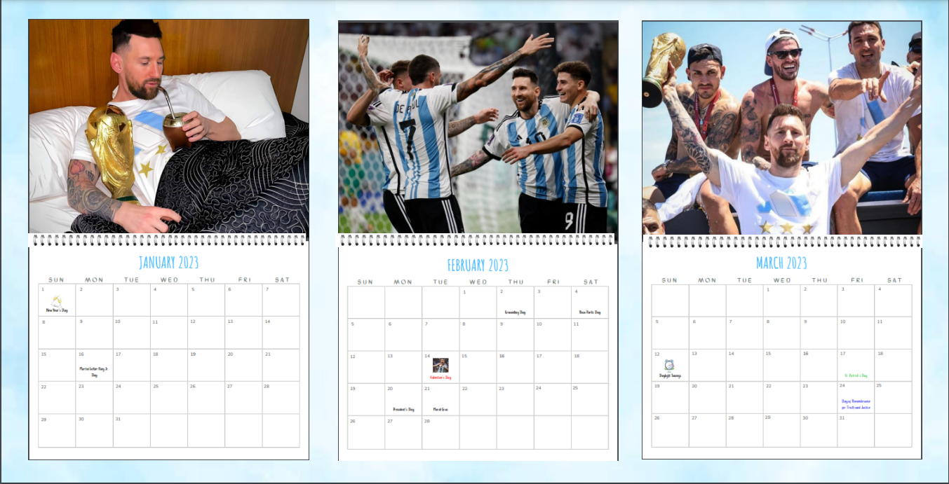 Calendar Argentina's Goat 2023