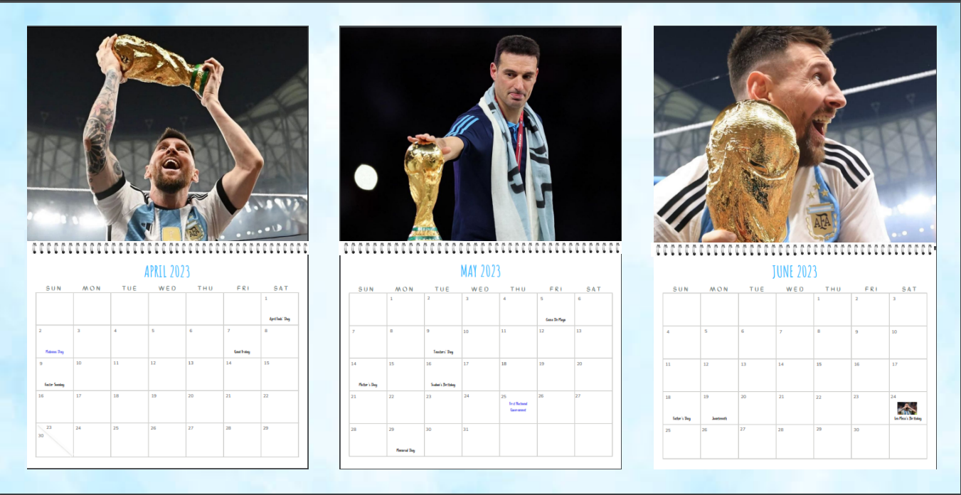 Calendar Argentina's Goat 2023